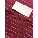 MIU MIU 2025SS Striped Pocket Slogan Long Sleeve - Red MIU MIU 2025SS Striped Pocket Slogan Long Sleeve - Red
