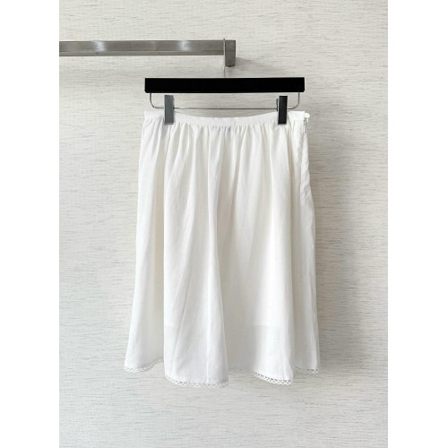MIU MIU Short Skirt - White