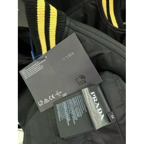 PRADA 2024FW Baseball Jacket - Black PRADA 2024FW Baseball Jacket - Black
