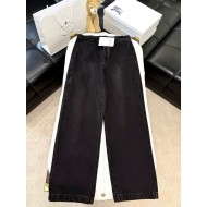 PRADA 2024FW Denim Triangle Logo Jeans