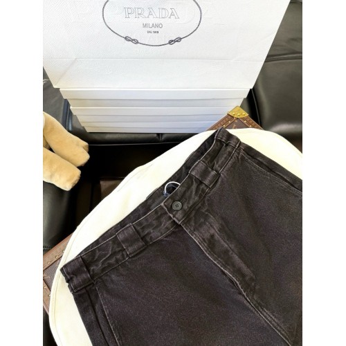 PRADA 2024FW Denim Triangle Logo Jeans PRADA 2024FW Denim Triangle Logo Jeans