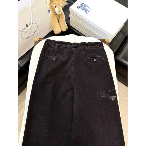 PRADA 2024FW Denim Triangle Logo Jeans PRADA 2024FW Denim Triangle Logo Jeans