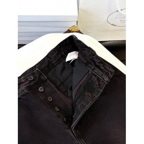 PRADA 2024FW Denim Triangle Logo Jeans PRADA 2024FW Denim Triangle Logo Jeans