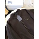 PRADA 2024FW Denim Triangle Logo Quilted Jacket PRADA 2024FW Denim Triangle Logo Quilted Jacket