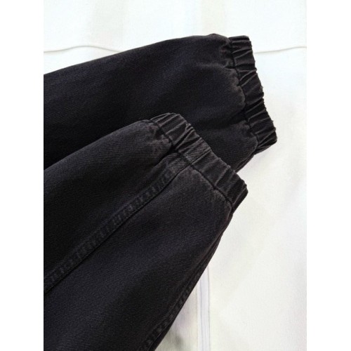 PRADA 2024FW Denim Triangle Logo Quilted Jacket PRADA 2024FW Denim Triangle Logo Quilted Jacket