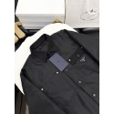 PRADA 2024FW Triangle Logo Puffer Jacket - Black PRADA 2024FW Triangle Logo Puffer Jacket - Black