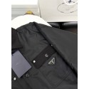 PRADA 2024FW Triangle Logo Puffer Jacket - Black PRADA 2024FW Triangle Logo Puffer Jacket - Black
