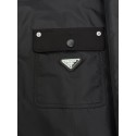 PRADA 2024FW Triangle Logo Puffer Jacket - Black PRADA 2024FW Triangle Logo Puffer Jacket - Black