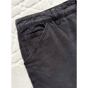PRADA 25SS Triangle Leather Trousers - Black