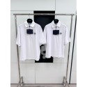 PRADA Embroidered Polo - White