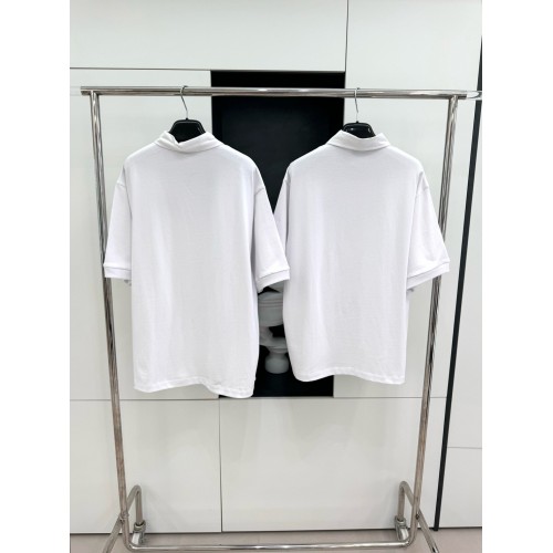 PRADA Embroidered Polo - White