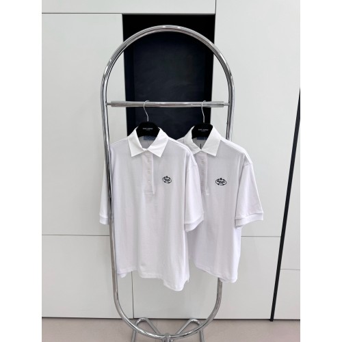PRADA Embroidered Polo - White