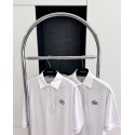 PRADA Embroidered Polo - White
