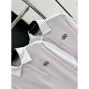 PRADA Embroidered Polo - White