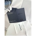 PRADA Embroidered Polo - White