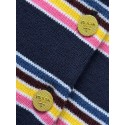 PRADA New Striped Contrast Polo Short Sleeves PRADA New Striped Contrast Polo Short Sleeves