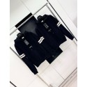 YSL Slogan Hoodie - Black