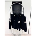 YSL Slogan Hoodie - Black